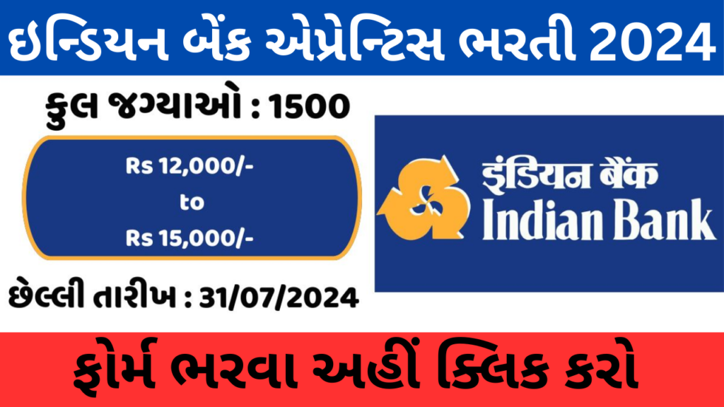 Indian Bank Apprentice Recruitment 2024